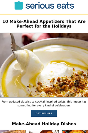 10 Make-Ahead Appetizers That Are Perfect for the Holidays