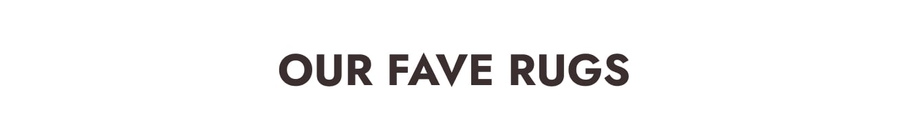 Friday Faves: Rugs