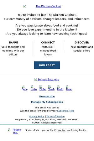You're Invited to Join Serious Eats' Exclusive Community