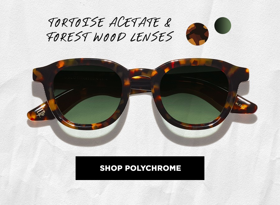 Tortoise Acetate & Forest Wood Lenses
