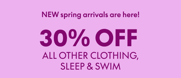 Clothing 30% Off