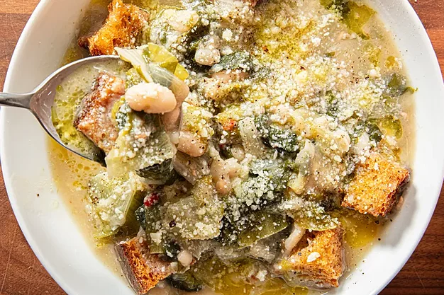 Neapolitan Escarole Bean Soup