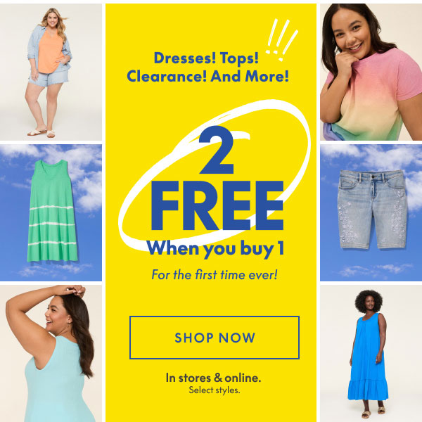 Buy 1 Get 2 FREE