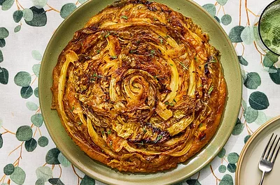 Savory Cabbage Tarte Tatin