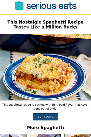 This Nostalgic Spaghetti Recipe Tastes Like a Million Bucks