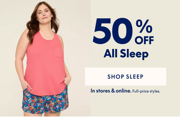Sleep 50% Off