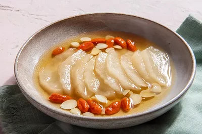 Cryo-Poached Asian Pears