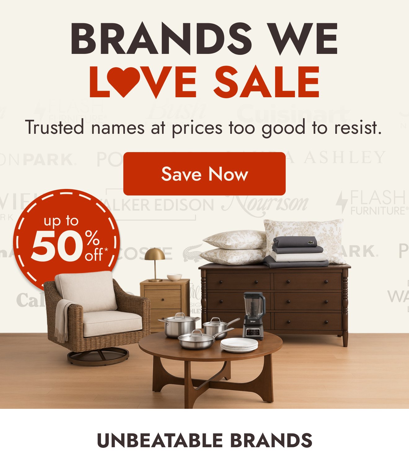 Brands We Love Sale