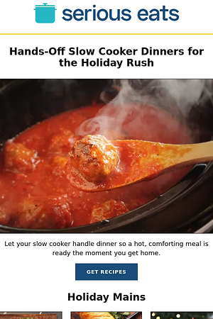 Hands-Off Slow Cooker Dinners for the Holiday Rush