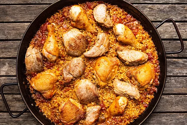 Chicken and Pork Paella