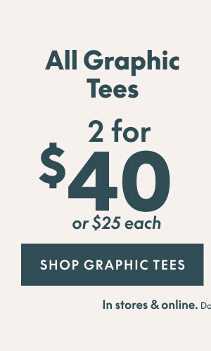 Graphic Tees 2 for $40