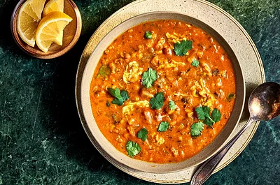 Moroccan Egg Drop Harira