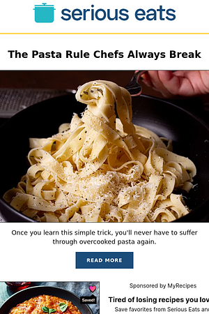 The Pasta Rule Chefs Always Break