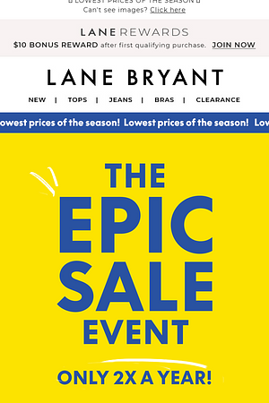 60% OFF 😱 Our 1st ever EPIC SALE EVENT is ON