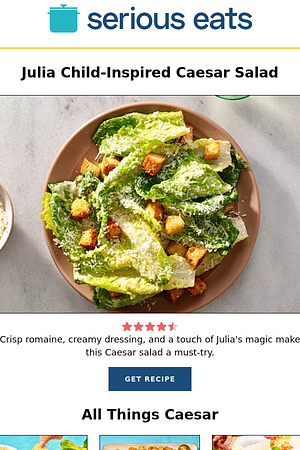 Julia Child-Inspired Caesar Salad