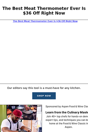 The Best Meat Thermometer Ever Is $36 Off Right Now