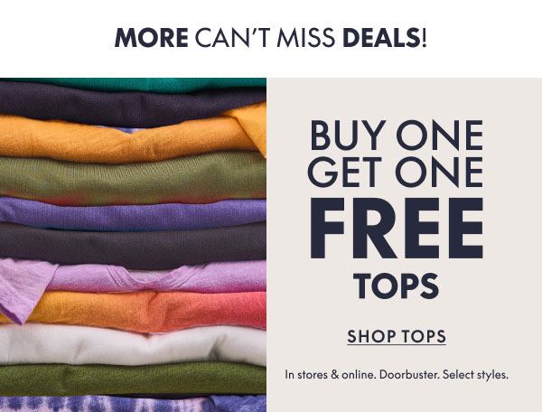 BOGO Free Tops