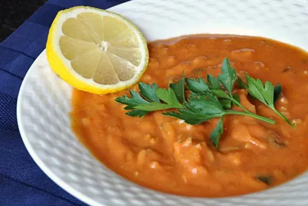 Tomato Avgolemono Soup