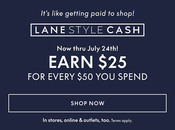 Earn $25 for Every $50 You Spend