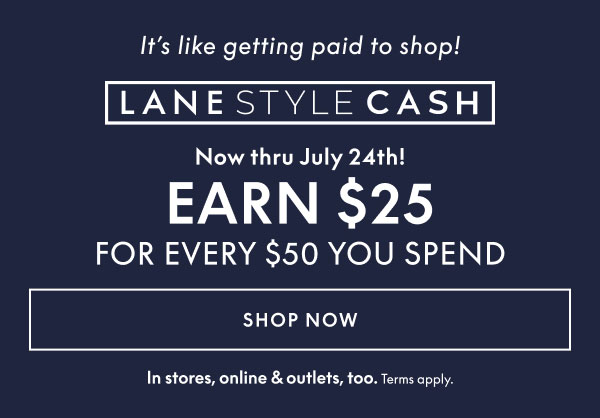 Earn $25 for Every $50 You Spend