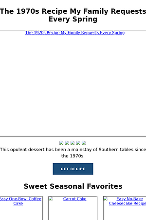 The 1970s Recipe My Family Requests Every Spring