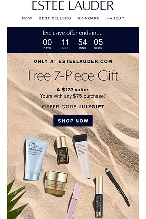 Last Chance ⏰ Free 7-Piece Gift with your purchase.