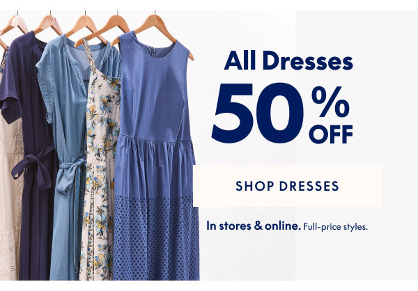 50% Off Dresses