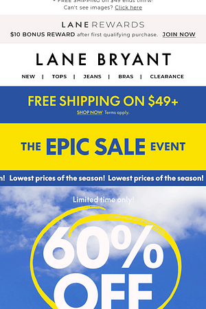 60% OFF ENDS @ MIDNIGHT