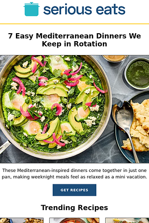 7 Easy Mediterranean Dinners We Keep in Rotation