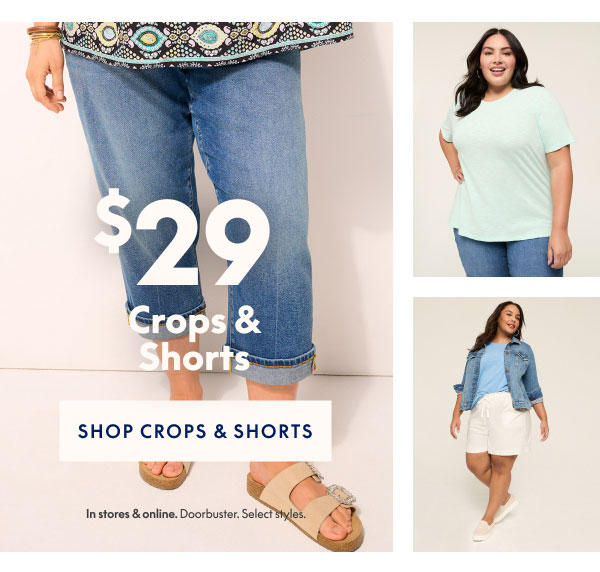 Crops & Shorts $29