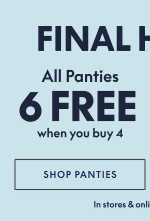 Panties Buy 4 Get 6 Free