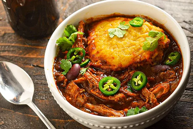 Slow-Cooker Pulled Pork Chili