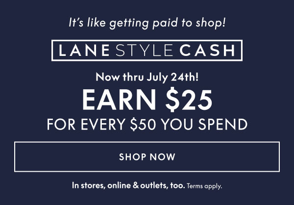 Earn $25 for Every $50 You Spend