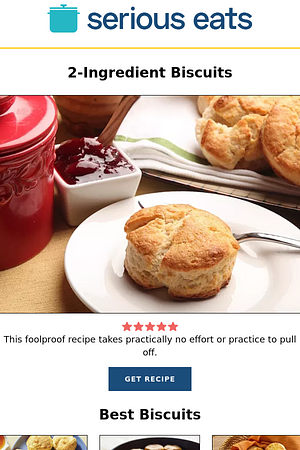 2-Ingredient Biscuits