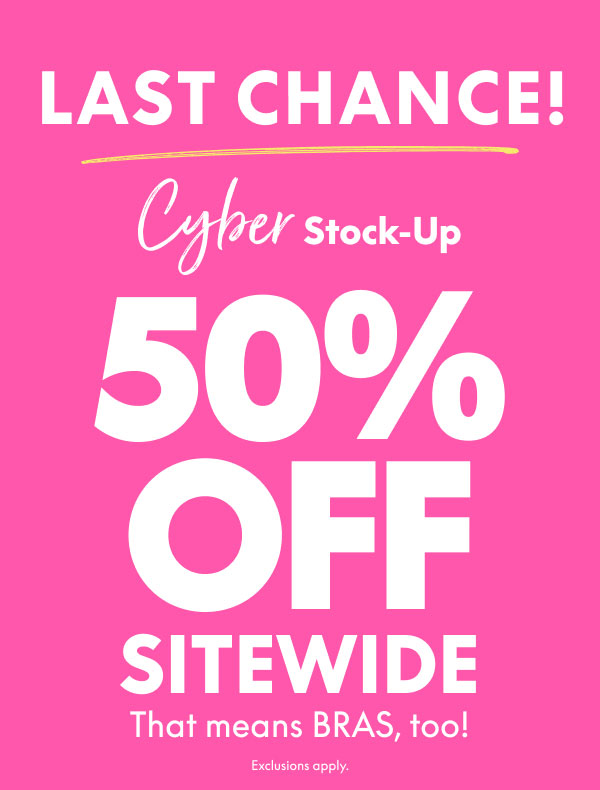 50% Off Sitewide