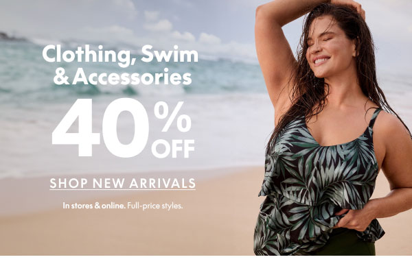 40% Off Clothing, Swim, and Accessories
