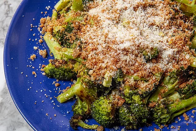 Caesar Roasted Broccoli