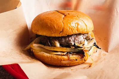 Oklahoma-Style Onion Burger