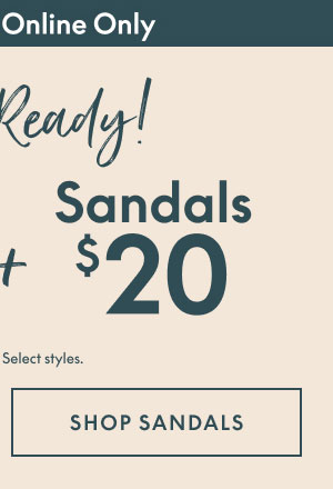 Sandals $20