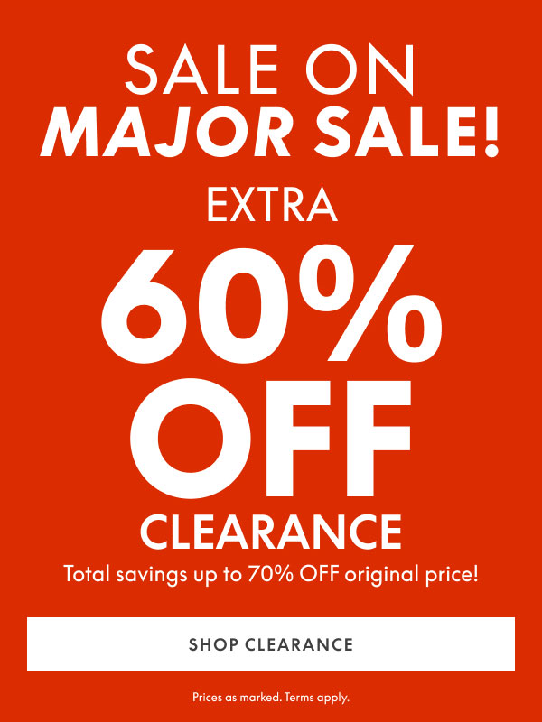 60% Off Clearance