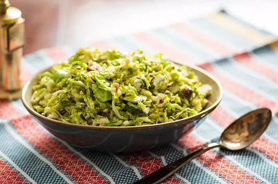 Salt-Wilted Brussels Sprout Salad