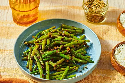 Panchphoran Green Beans