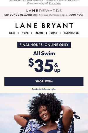 Last splash 💦 $35 SWIM (final hours)