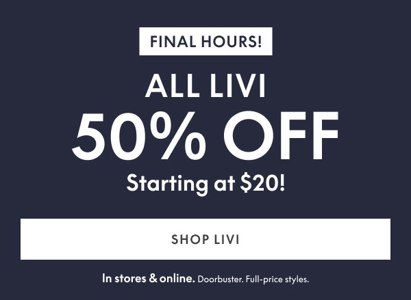 Livi 50% Off