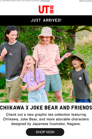 Just arrived: Chiikawa x Joke Bear and Friends