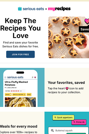 Keep Every Recipe You Love with MyRecipes