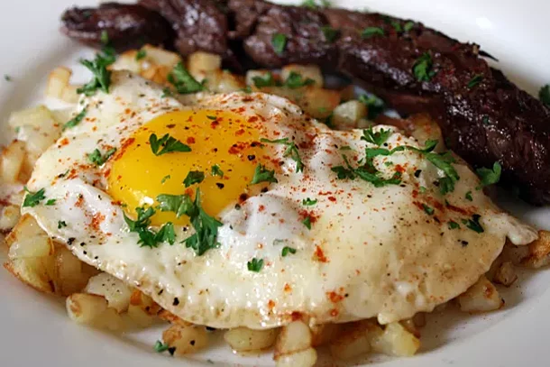 Smoked Paprika Steak and Eggs
