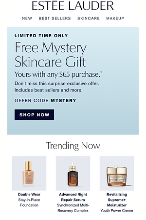 Celebration Starts Now 🌟 Free Mystery Gift with your purchase.