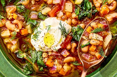 Easy One-Pot Black-Eyed Pea Stew With Swiss Chard and Dill