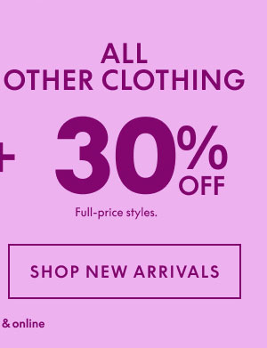 Clothing 30% Off
